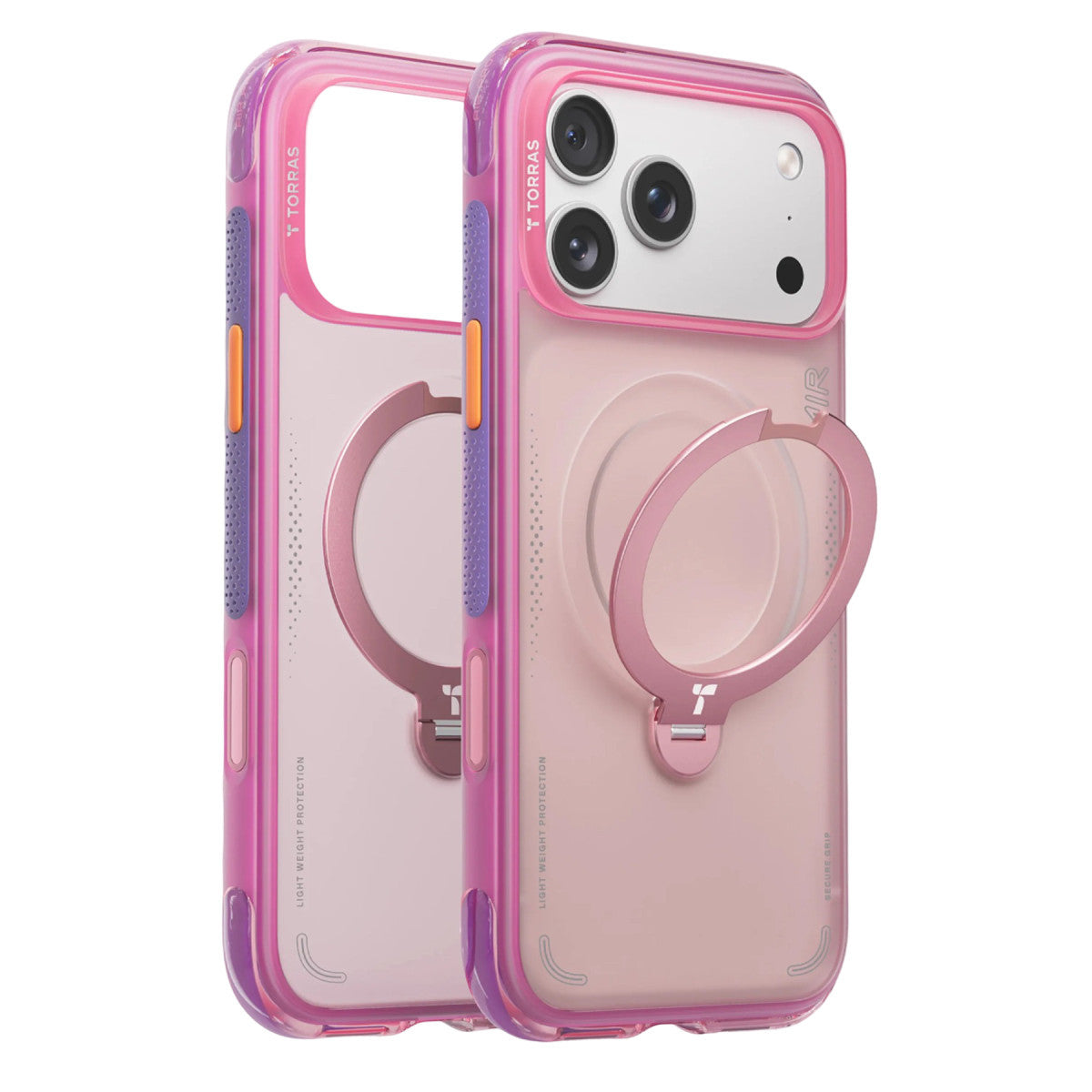 Torras Apple iPhone 17 Pro Max O Stand Spin Air Serisi Magsafe Kılıf